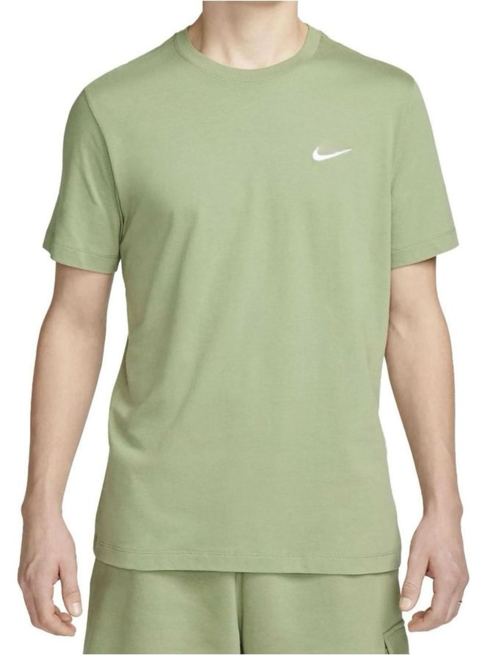 Nike Sportswear Swoosh Men's T-Shirt Size L Medium Olive BV0507-334